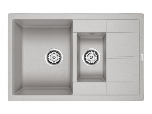 Кухонная мойка Paulmark FLUGEN 60/1,5 PM237850-GR 80х50 цвет серый